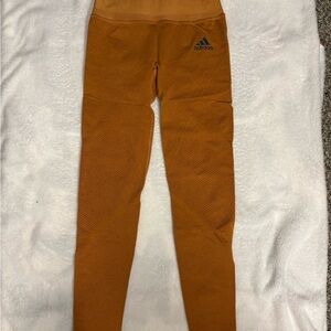Adidas Orange Leggings Athletic Style